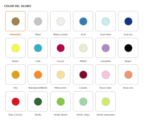 Color de Globo